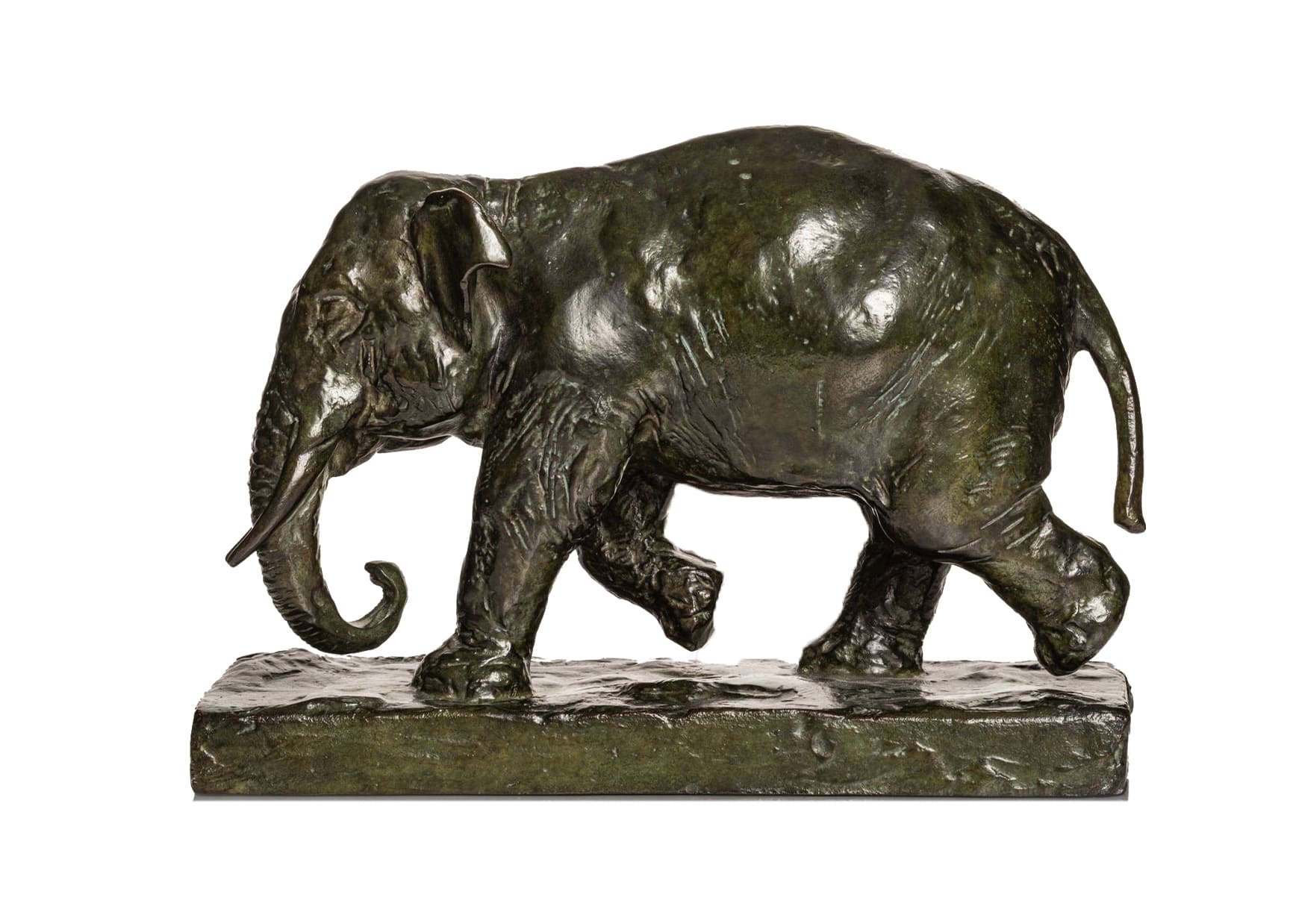 Sculpture éléphant Roger Godchaux signature